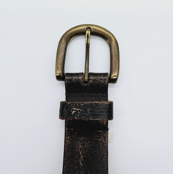 BLUENOTES | studded distressed leather belt S - Picture 2 of 5